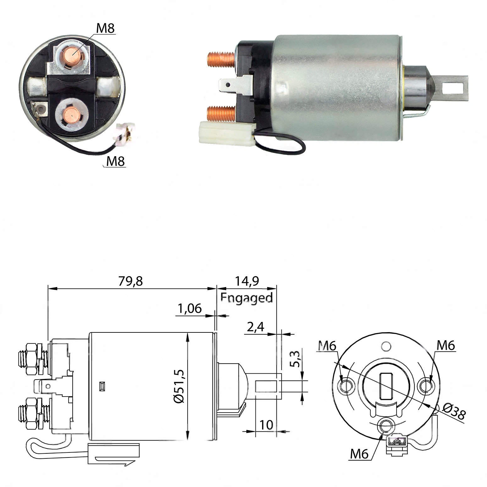CF-M0693 втягивающее реле