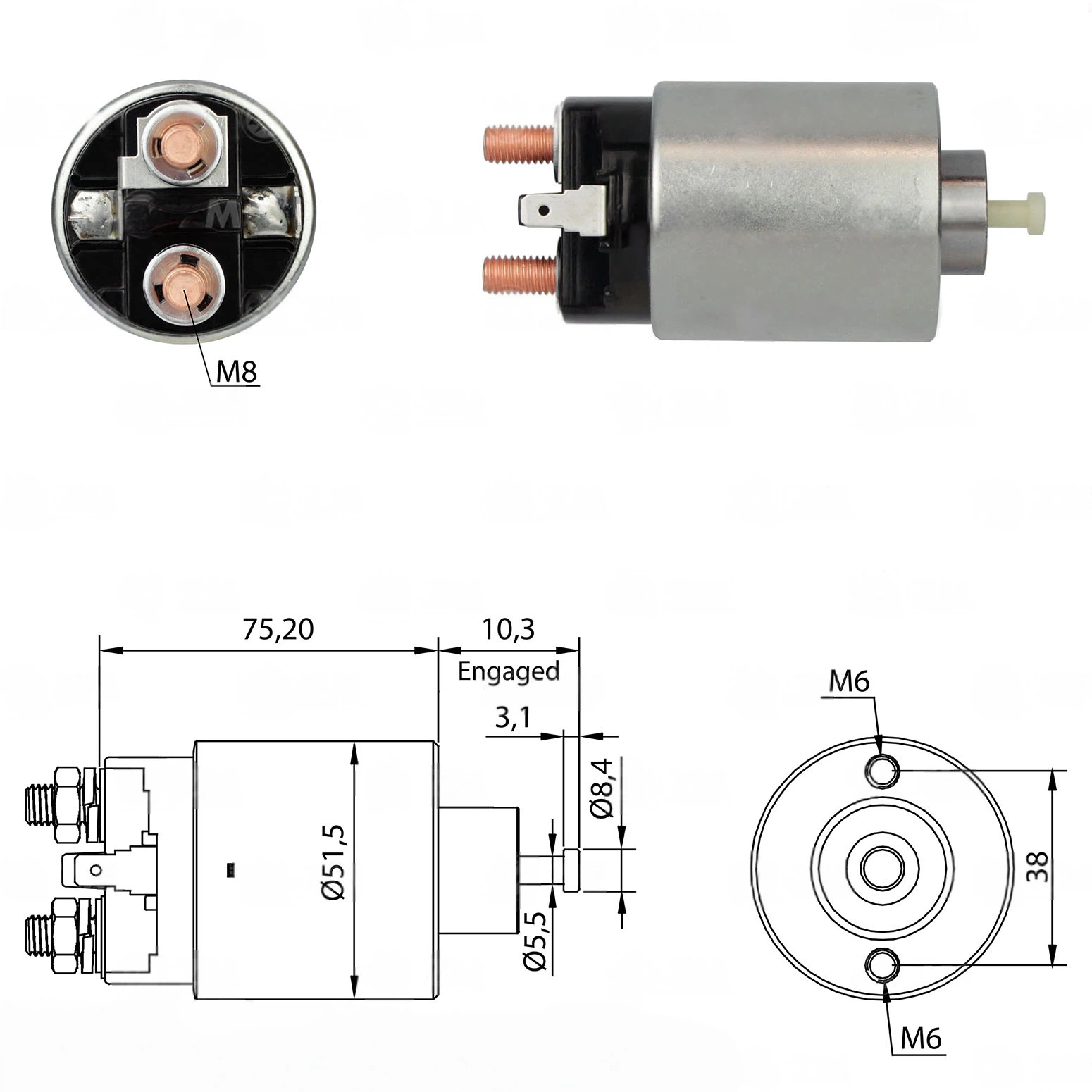 CF-M0699 втягивающее реле