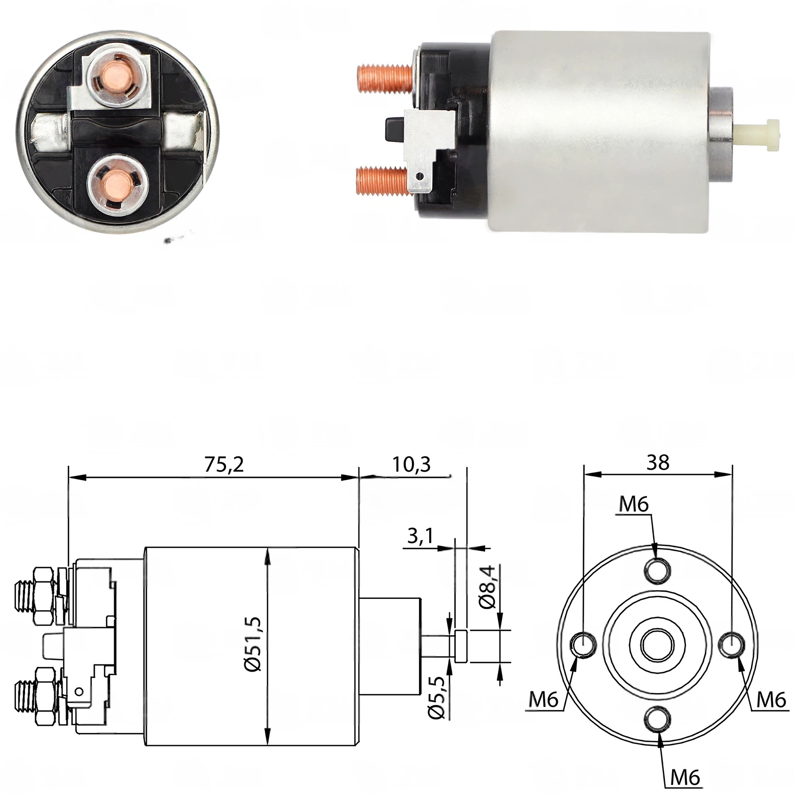 CF-M0791 втягивающее реле