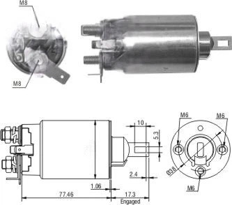 CF-M0797 втягивающее реле