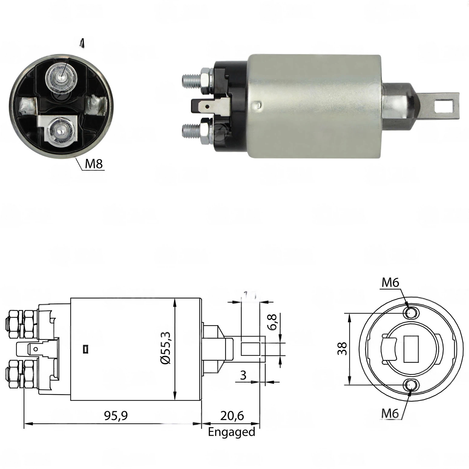 CF-M0891 Starter Solenoid