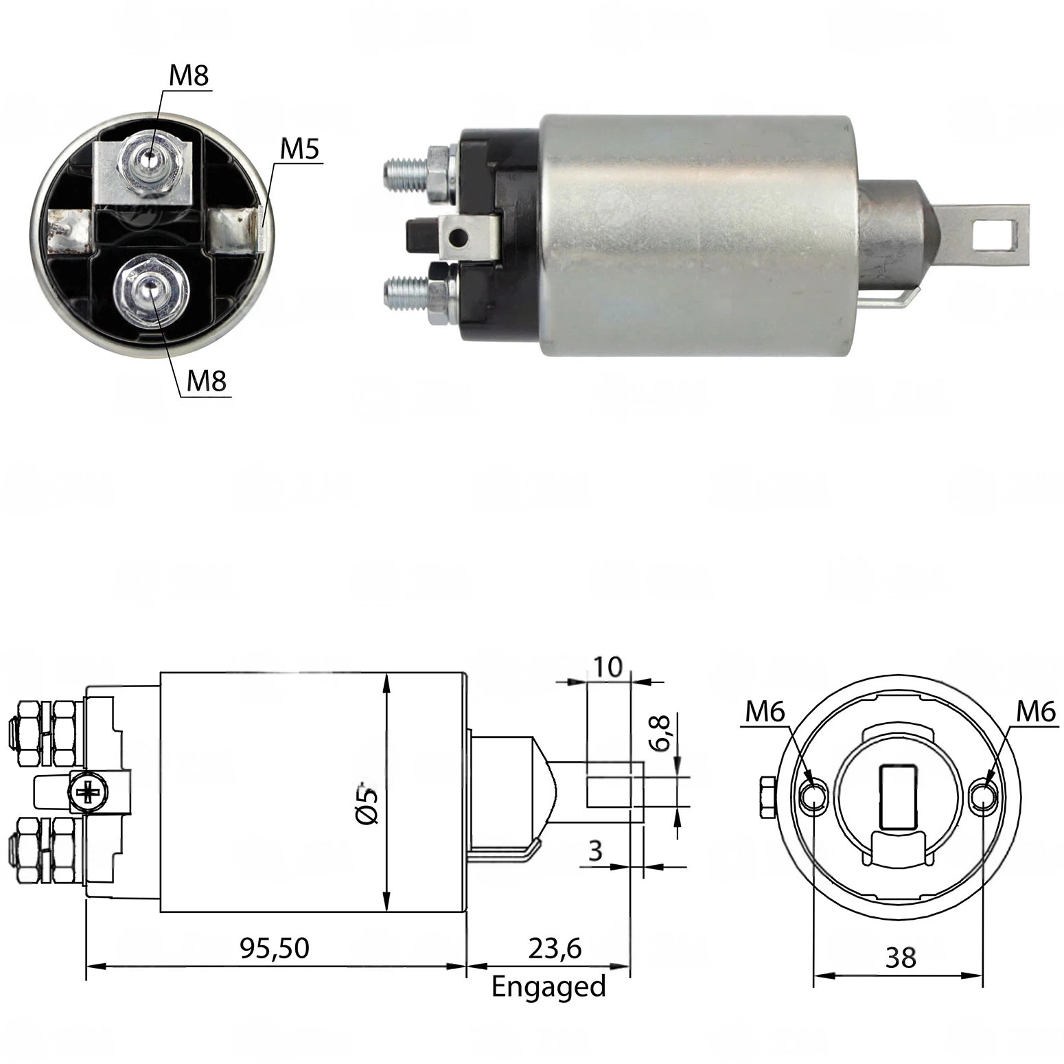 CF-M0894 Starter Solenoid