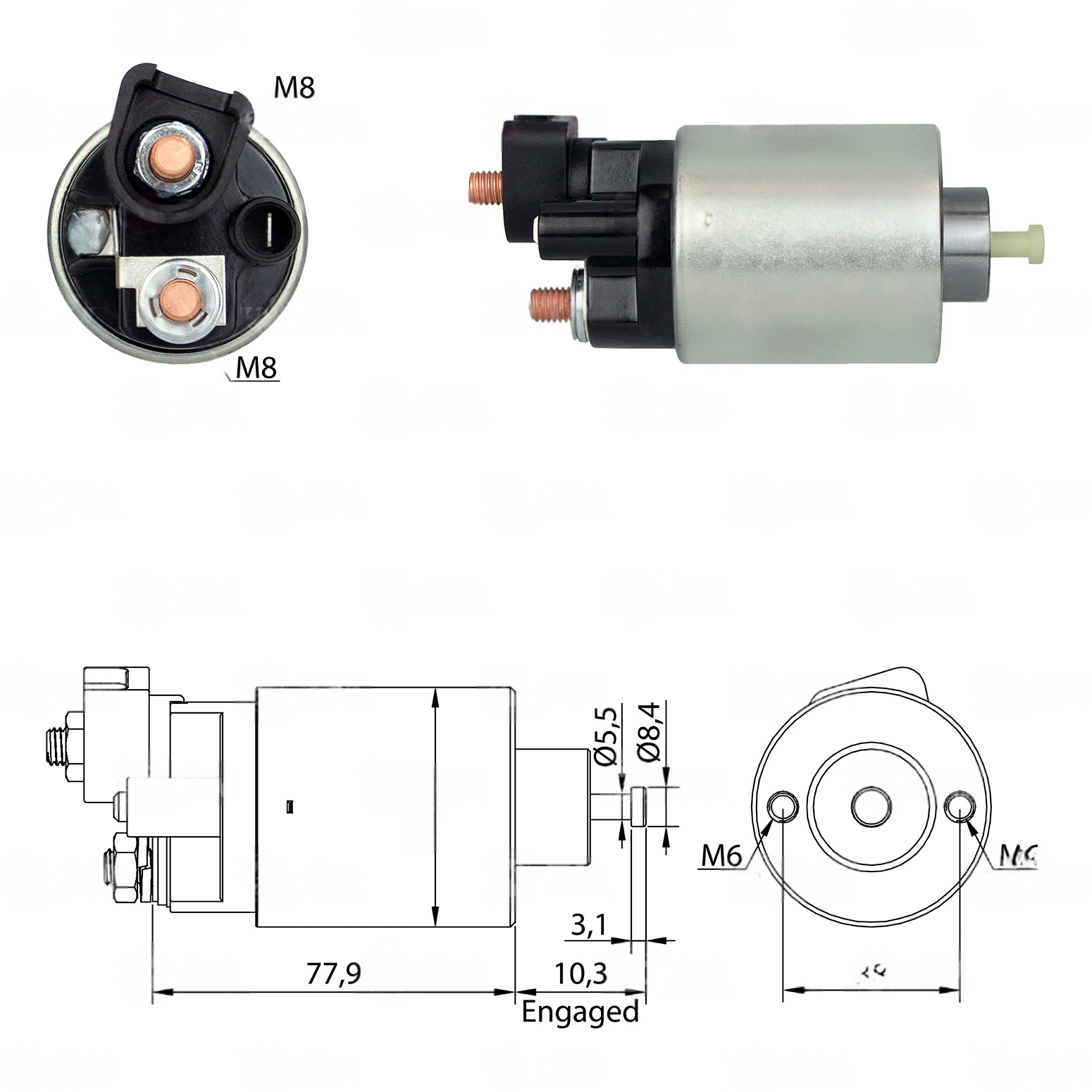 CF-M0994 Starter Solenoid