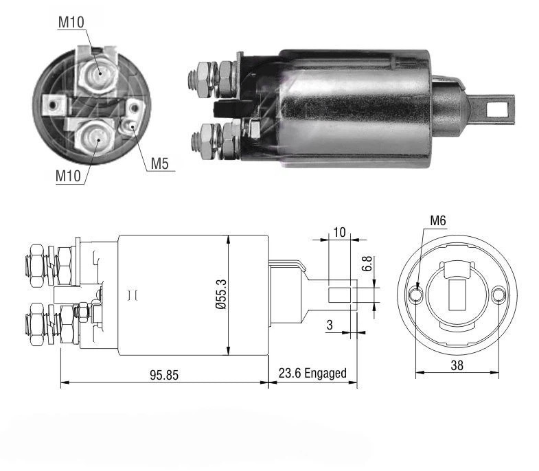 CF-M1892 втягивающее реле