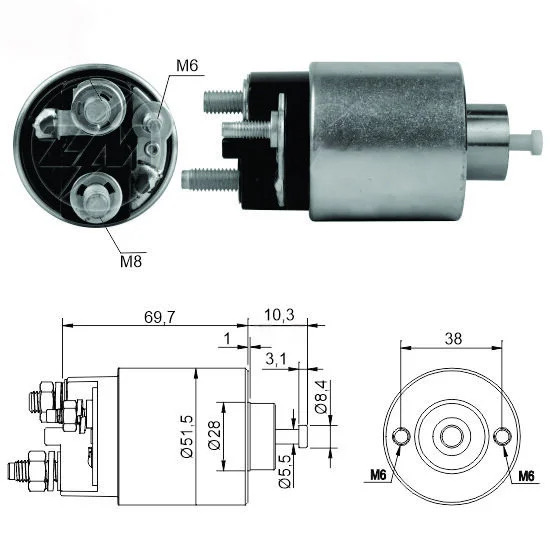 CF-M1996 Starter Solenoid