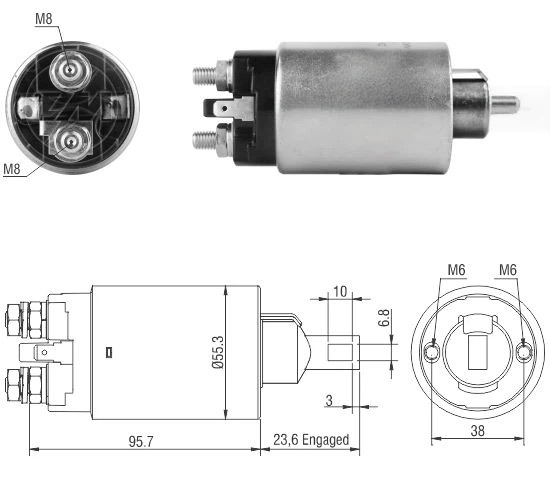 CF-M3891 втягивающее реле