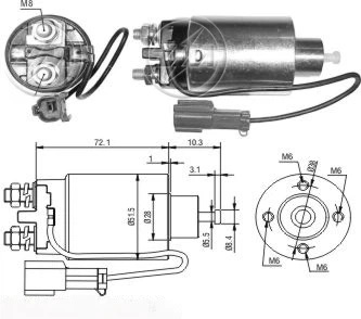 CF-M4792 Starter Solenoid