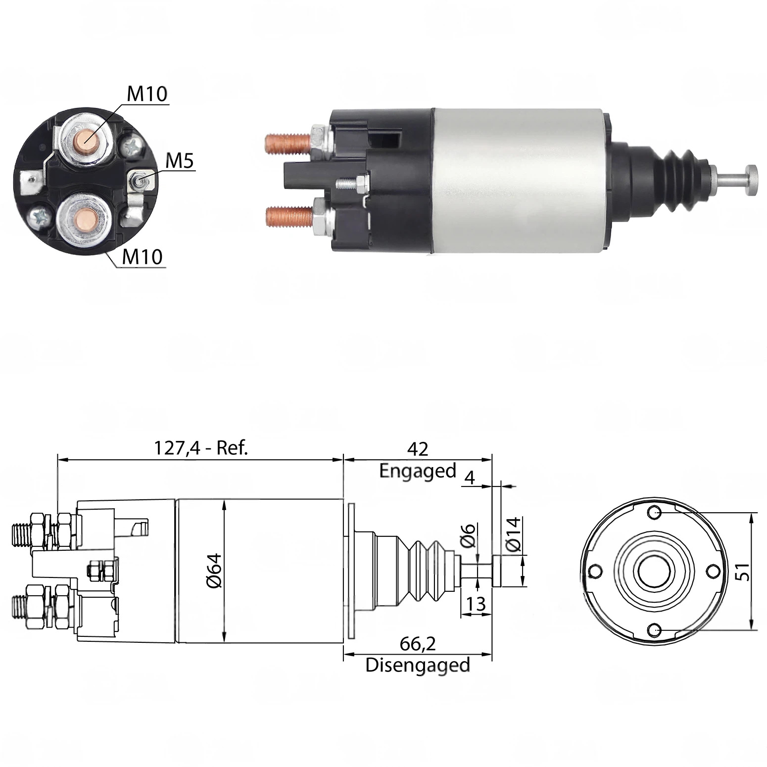 CF-M4842 起动机电磁开关