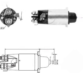 CF-M6898 втягивающее реле