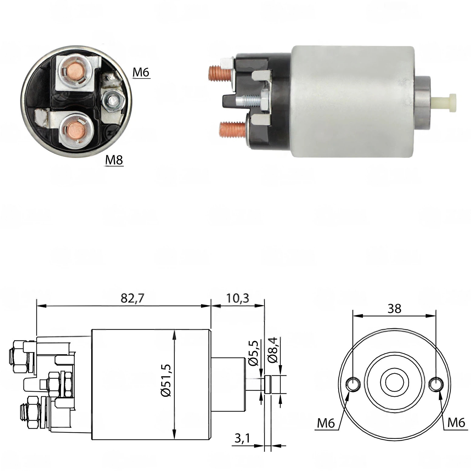 CF-M7993 втягивающее реле