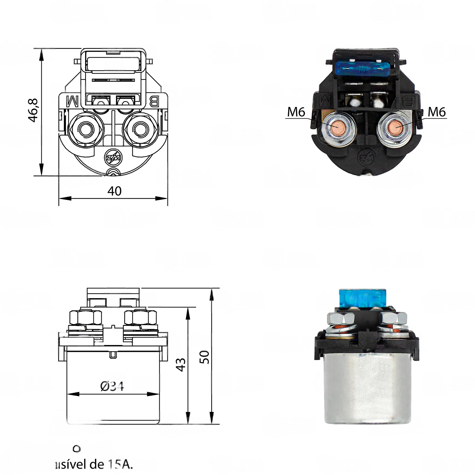CF-O0101 втягивающее реле