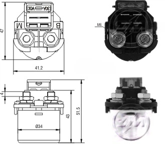 CF-O0103 起动机电磁开关