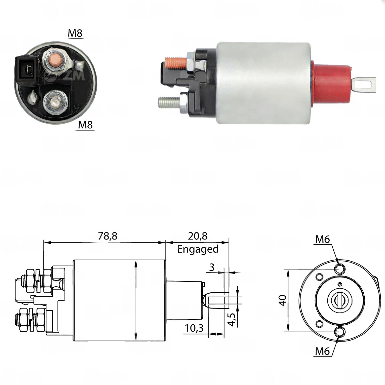 CF-P0482 Starter Solenoid