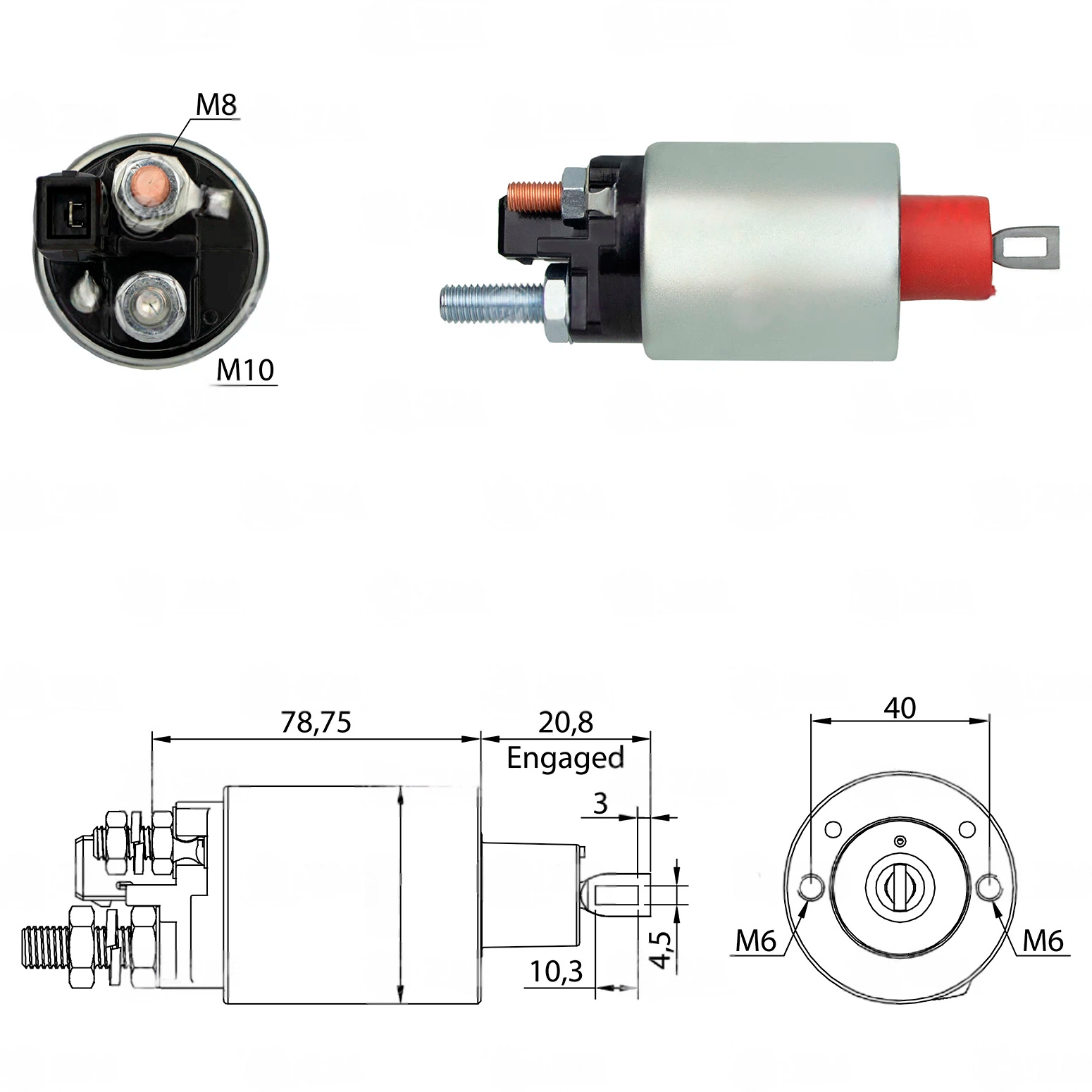 CF-P0483 Starter Solenoid