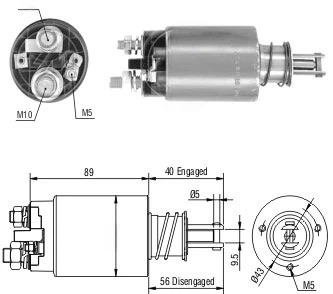 CF-P0803 втягивающее реле