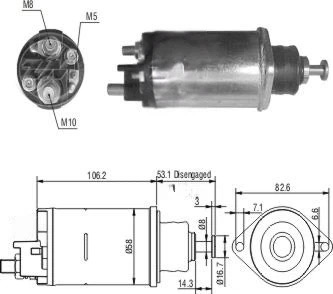 CF-P0816 Starter Solenoid