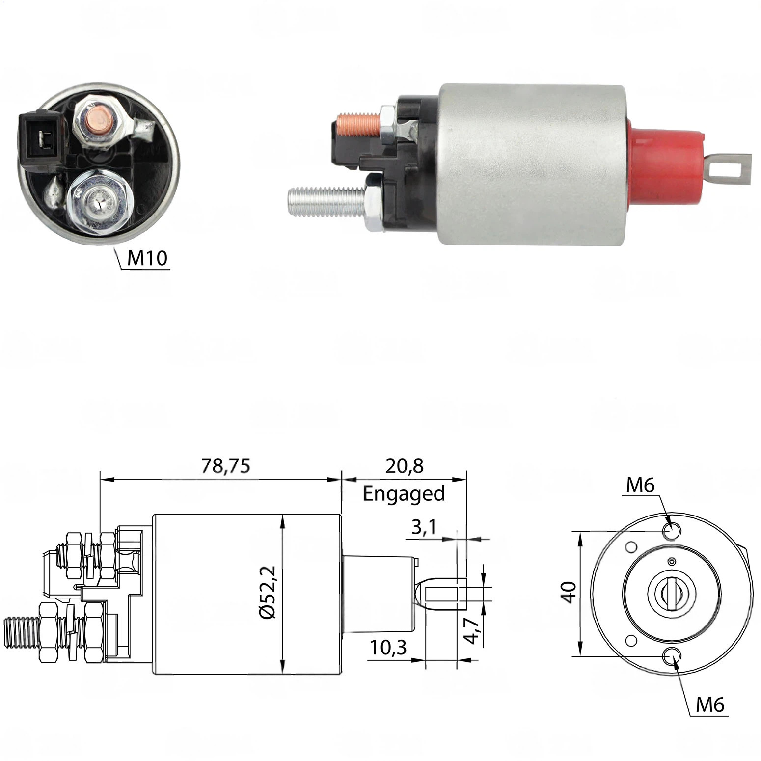 CF-P1482 втягивающее реле