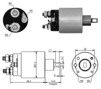 CF-P6485 втягивающее реле