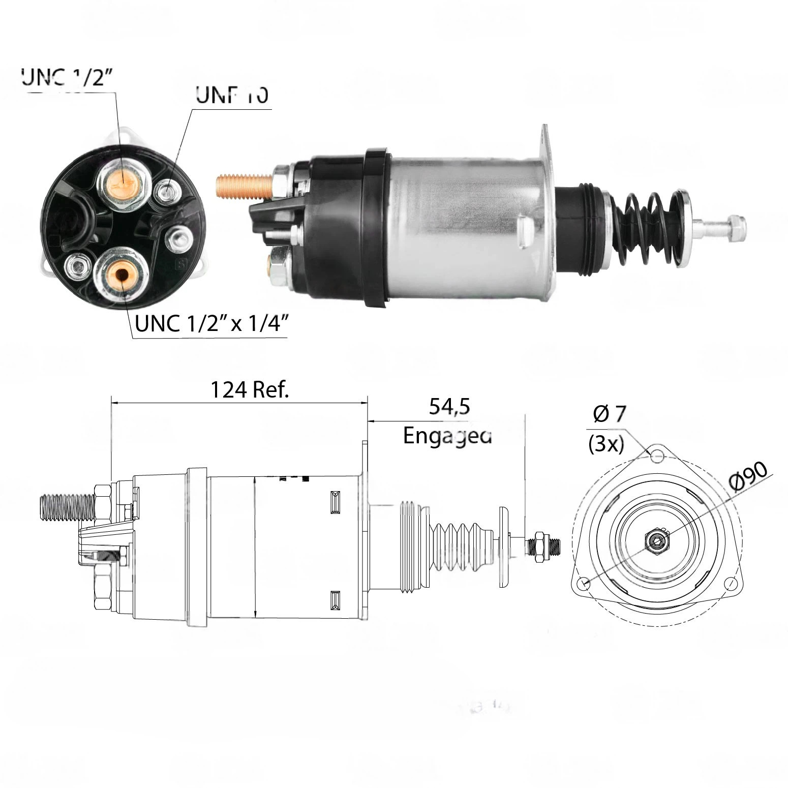 CF-R0352 起动机电磁开关