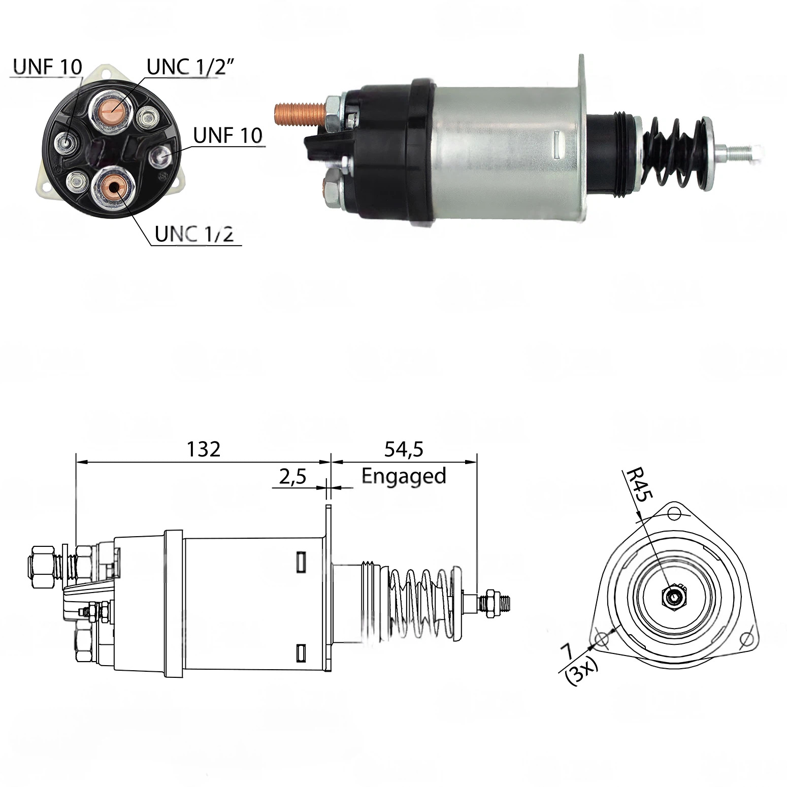 CF-R0355 起动机电磁开关