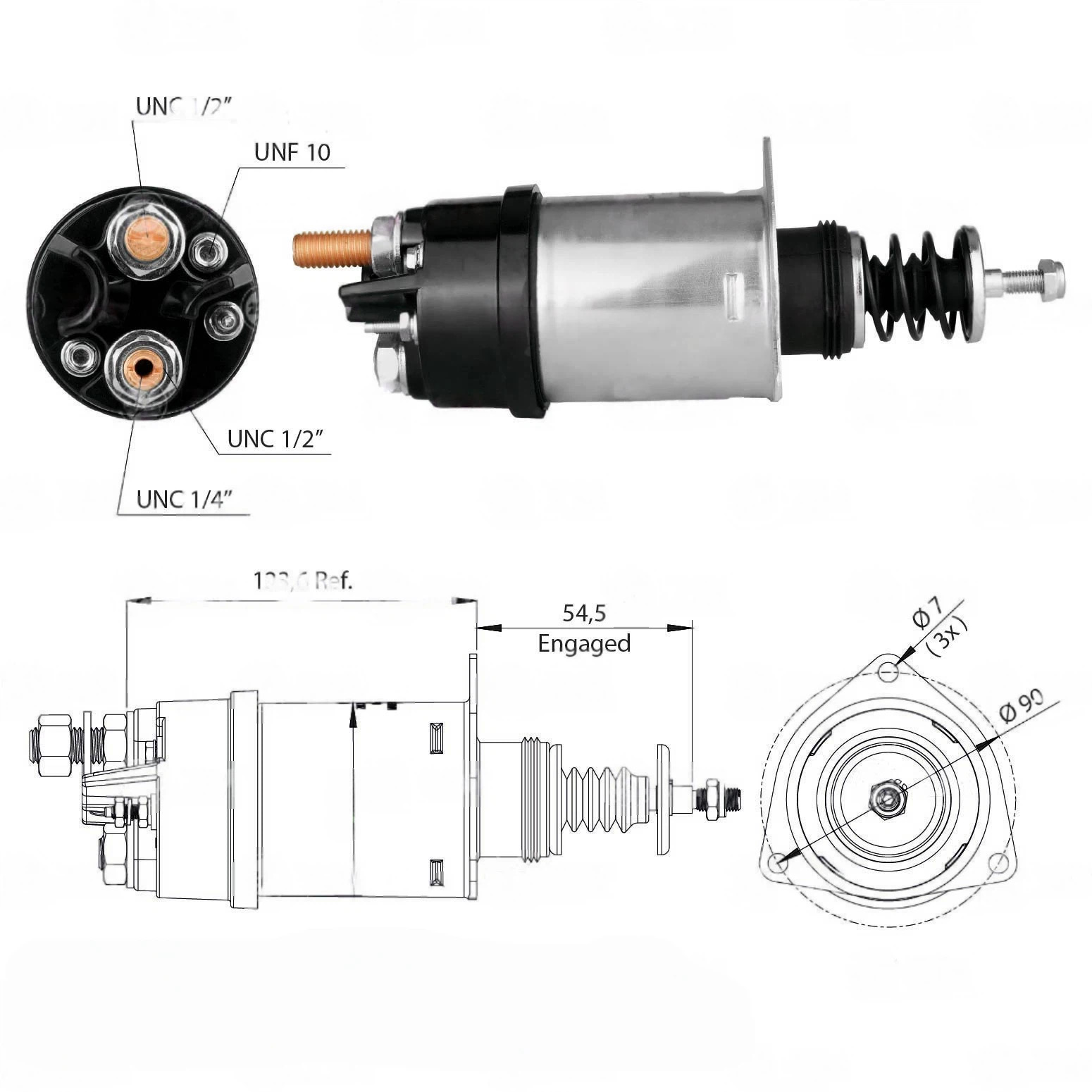 CF-R0365 起动机电磁开关