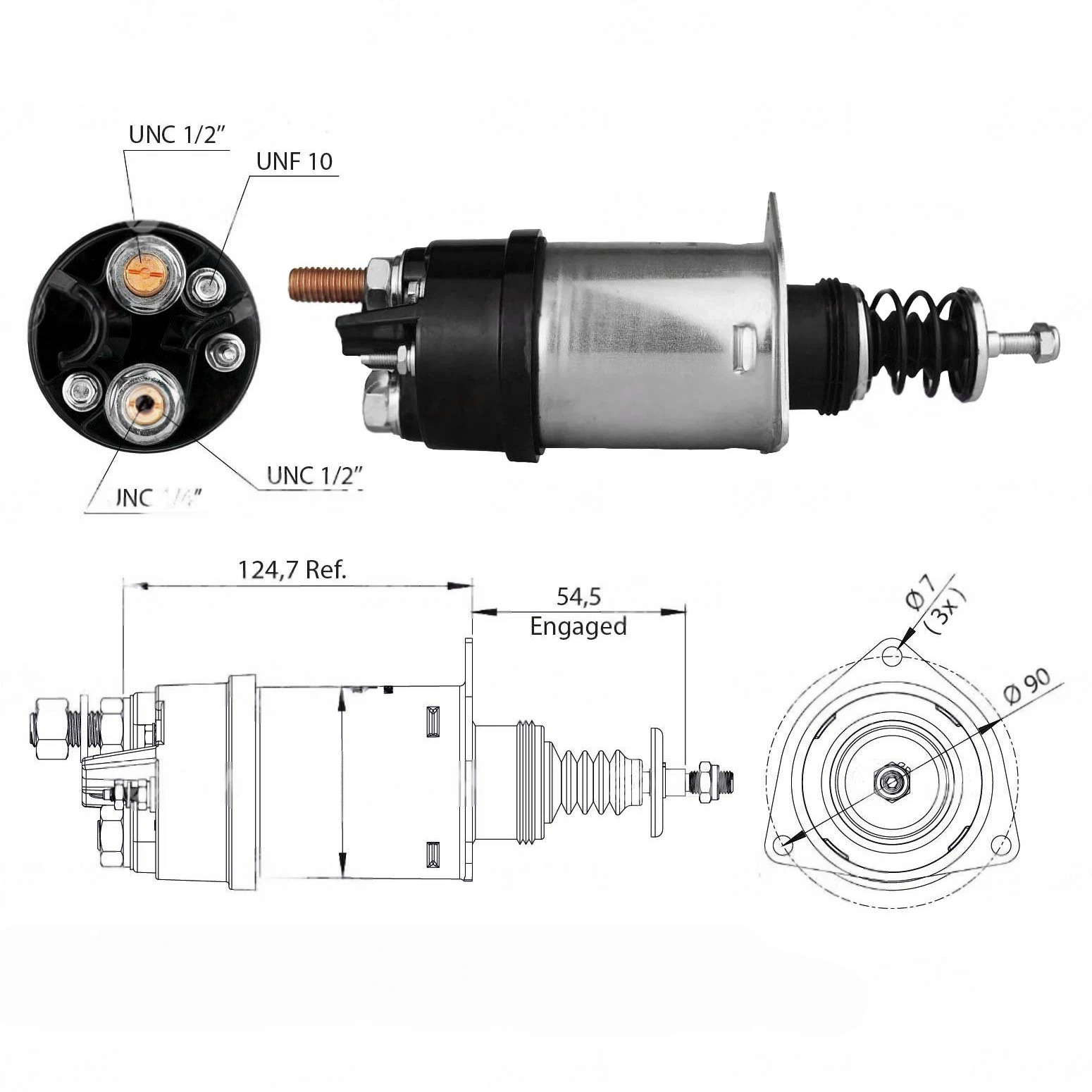 CF-R0369 Starter Solenoid