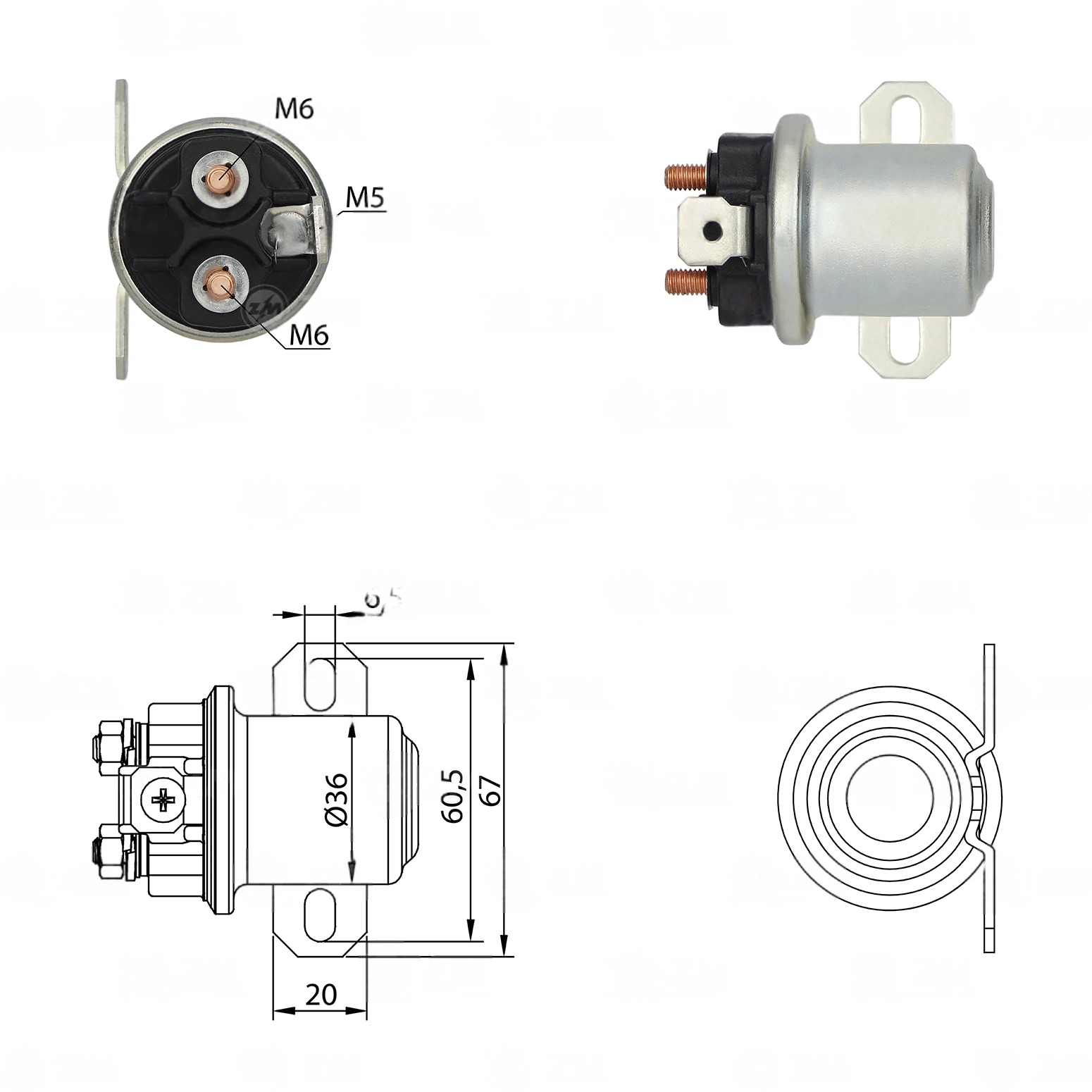 CF-R0407 втягивающее реле