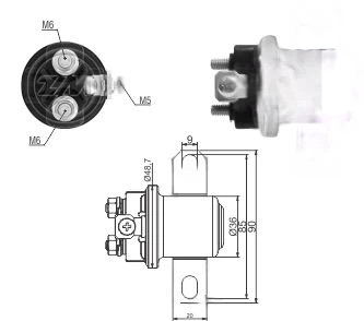 CF-R0427 Starter Solenoid