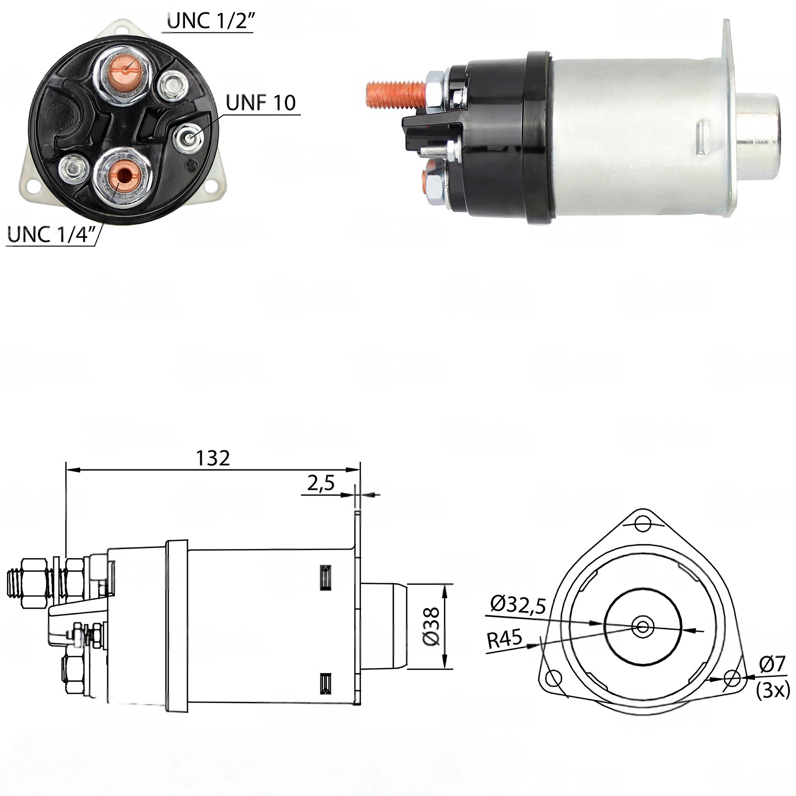 CF-R0452 起动机电磁开关