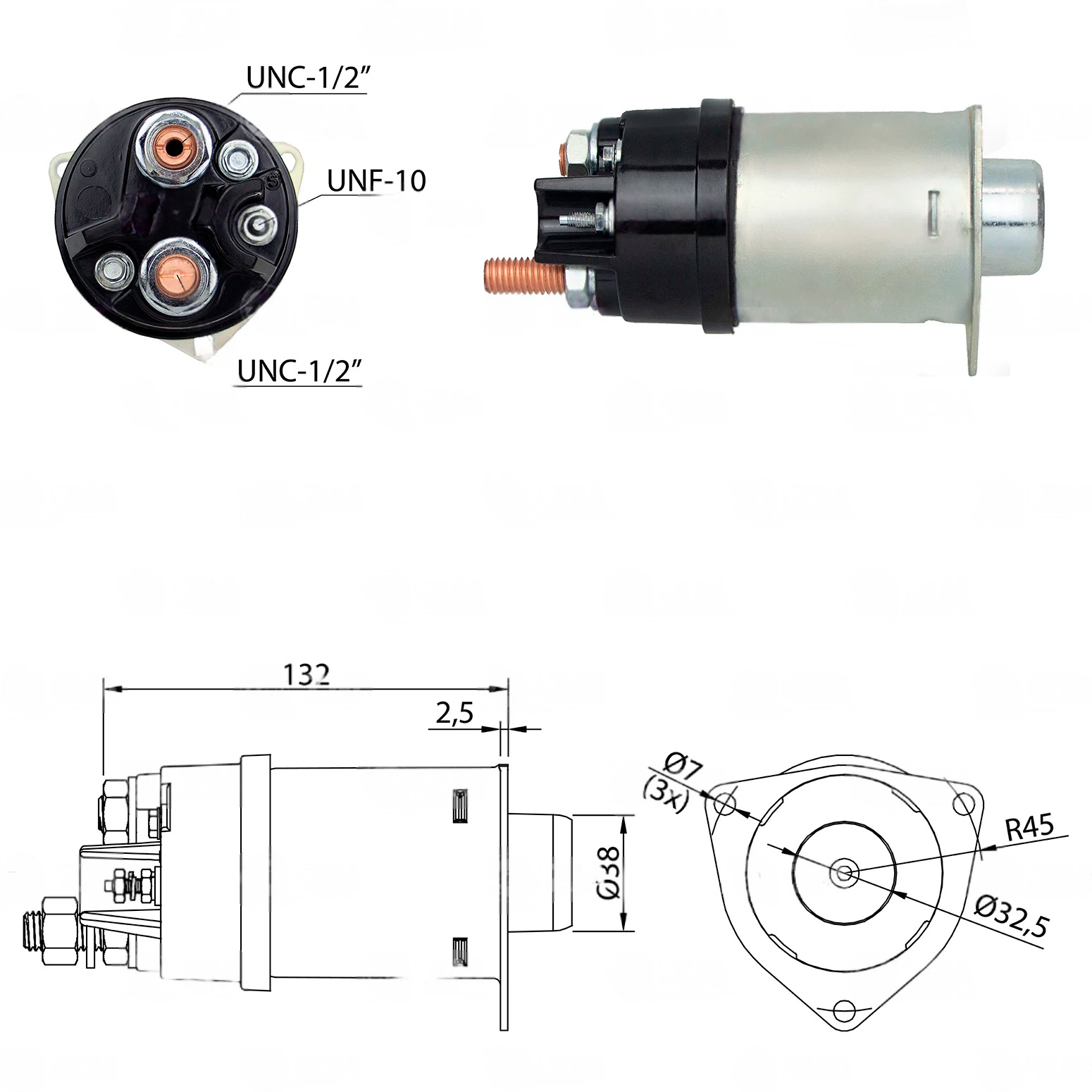 CF-R0453 втягивающее реле