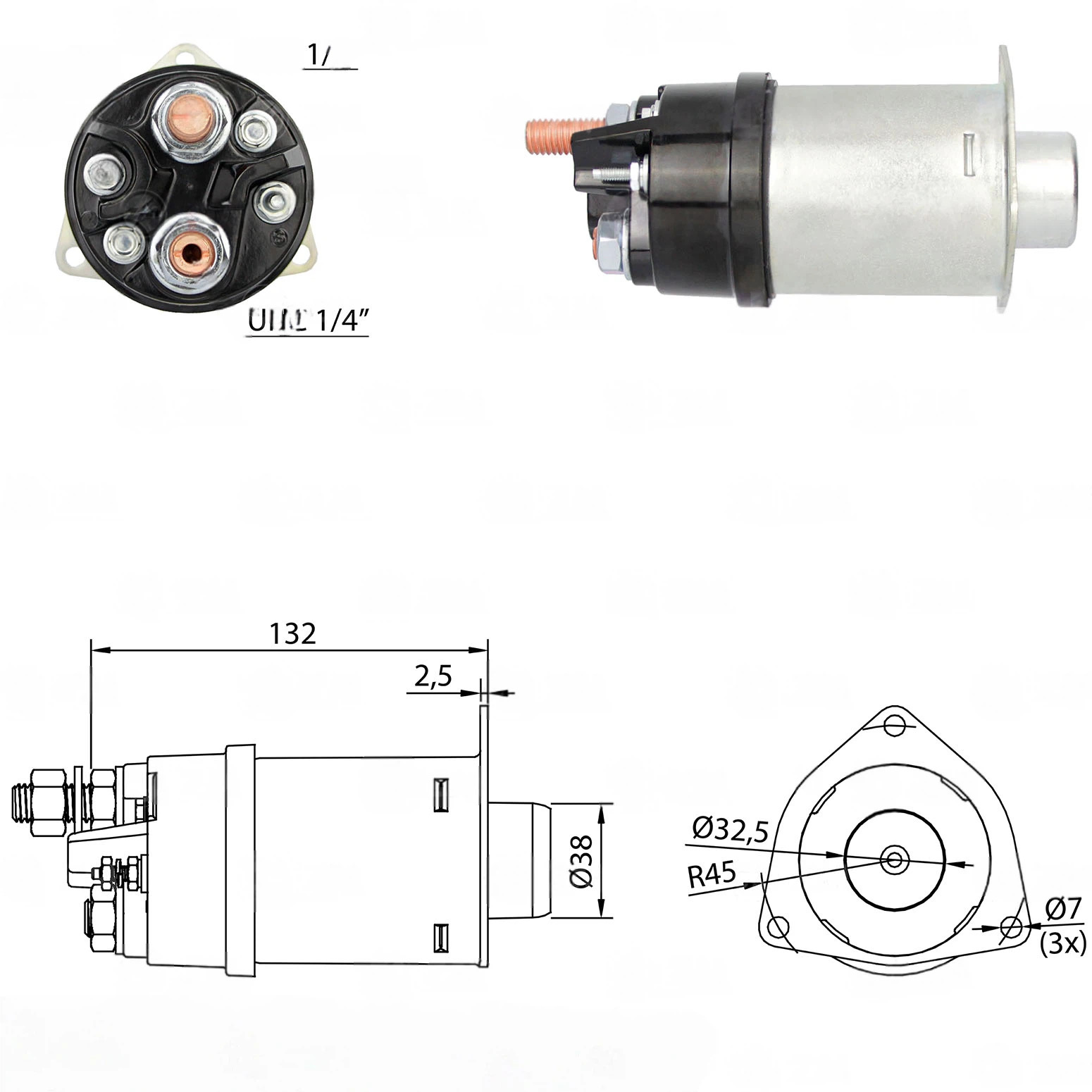CF-R0455 起动机电磁开关