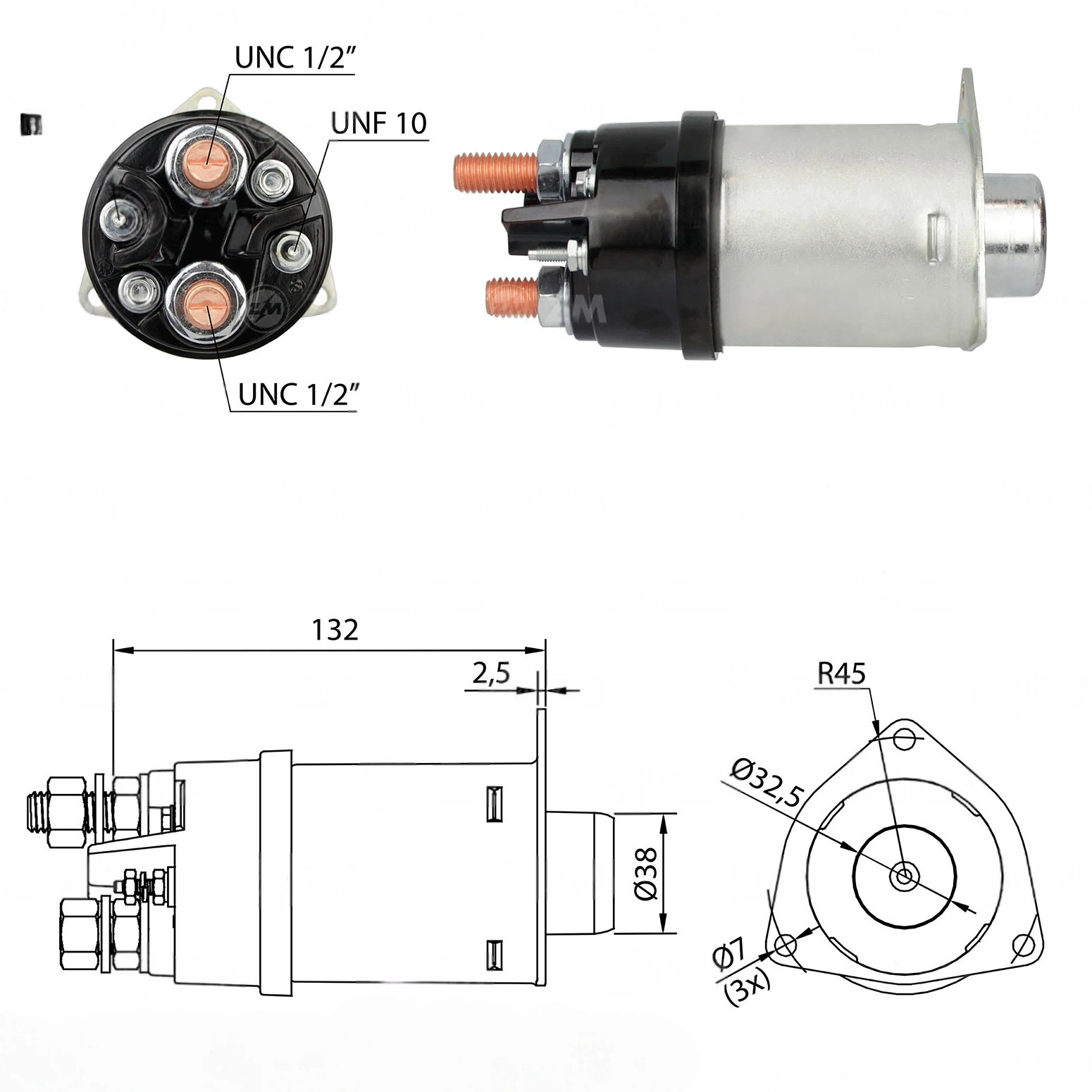 CF-R0456 Starter Solenoid