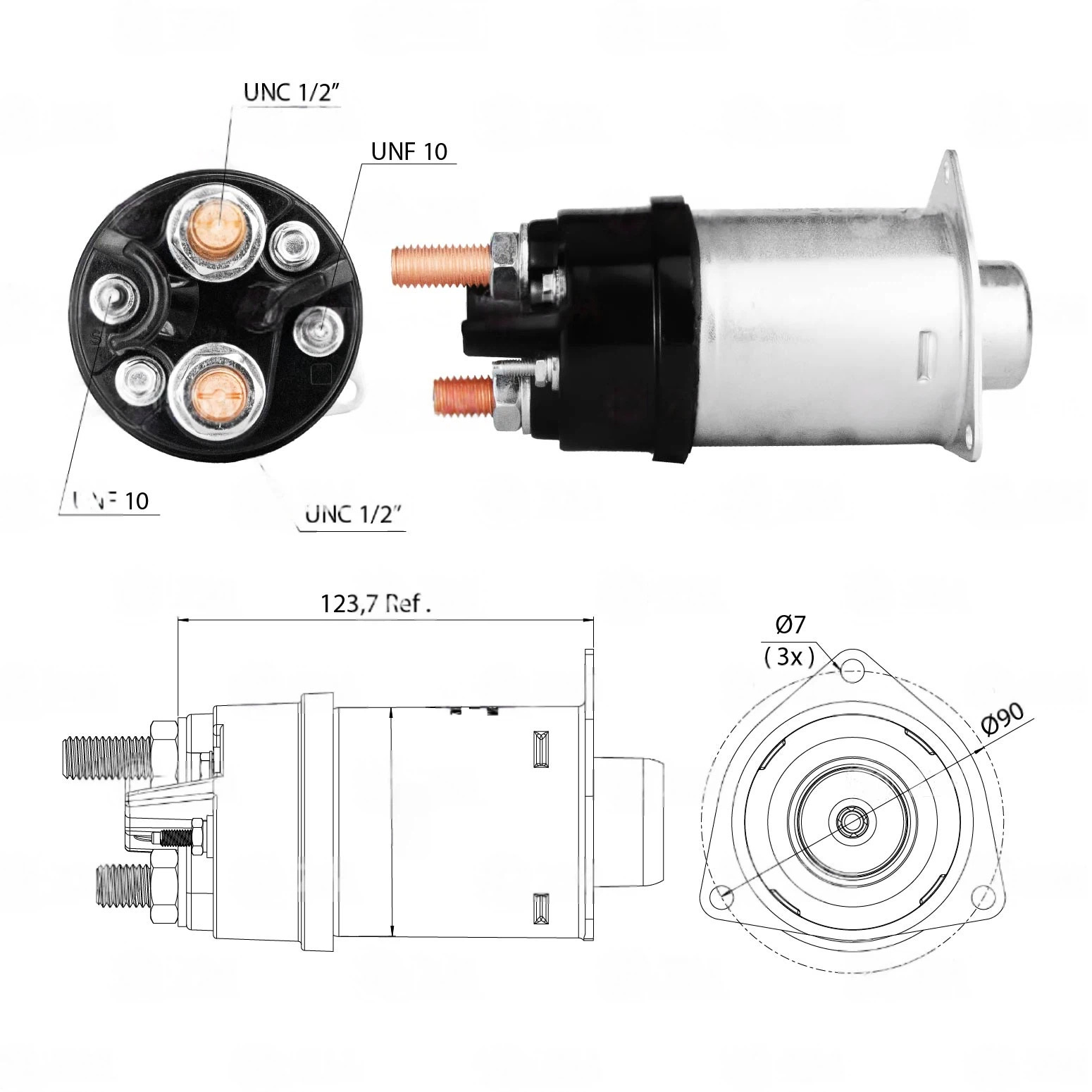 CF-R0457 втягивающее реле