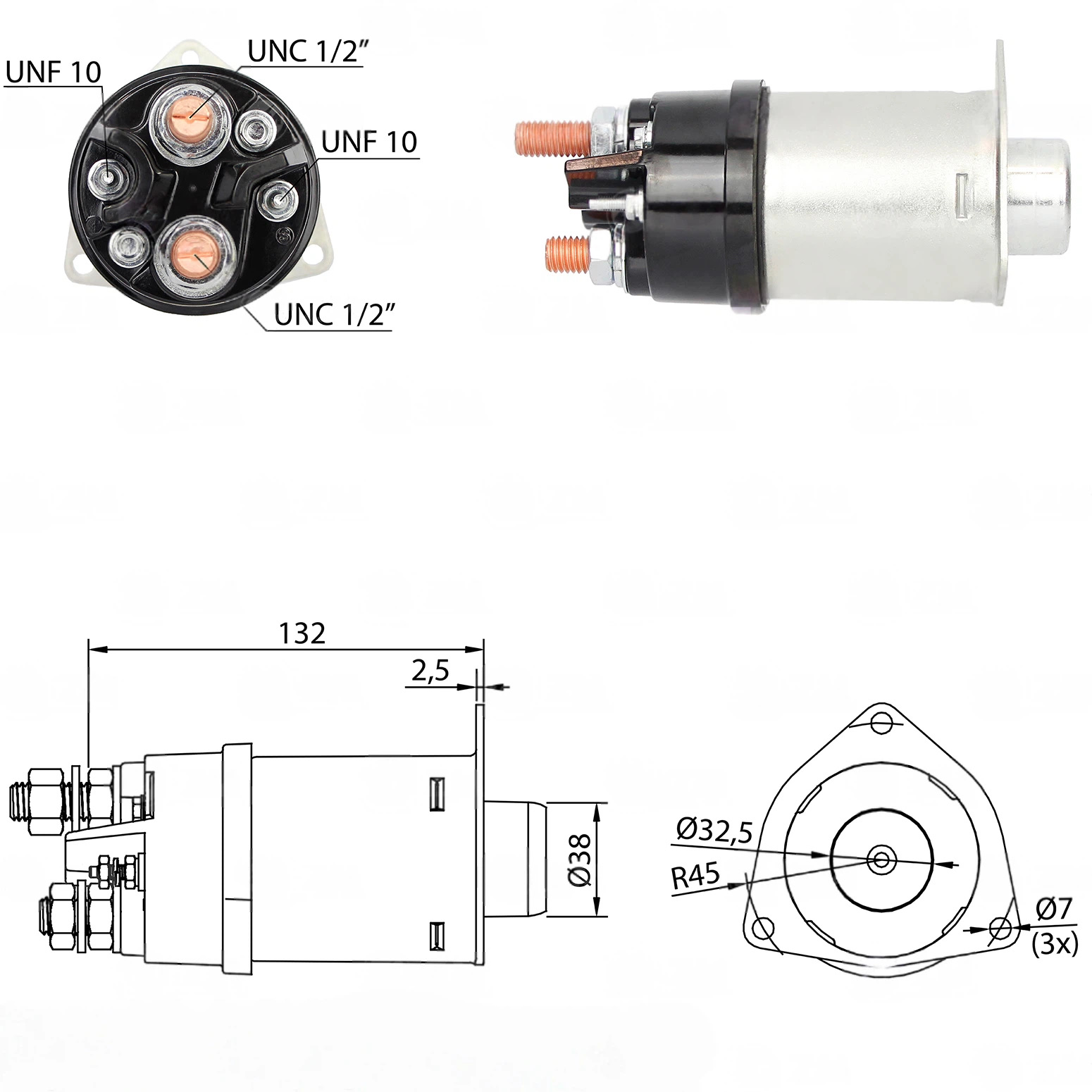 CF-R0461 Starter Solenoid