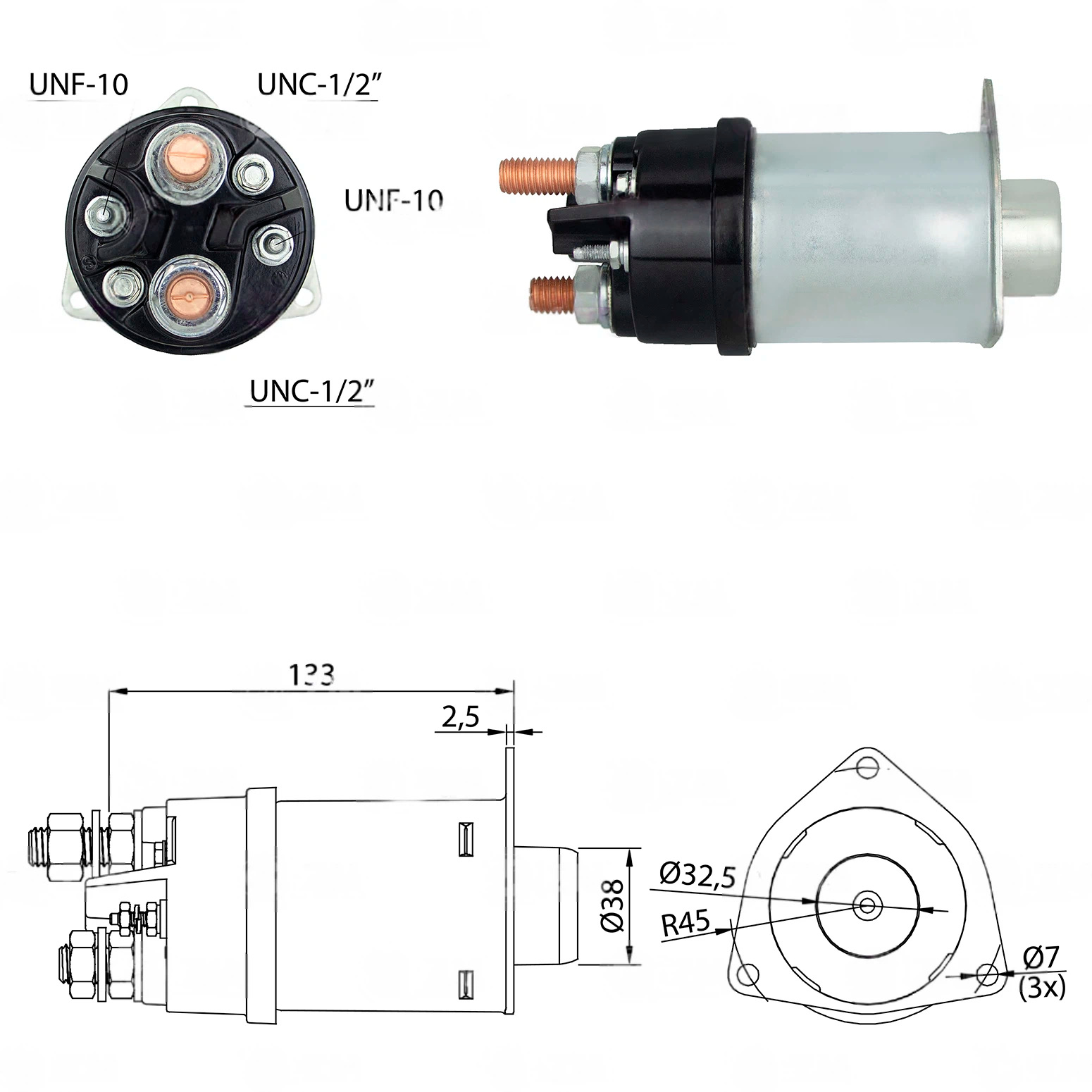 CF-R0462 起动机电磁开关