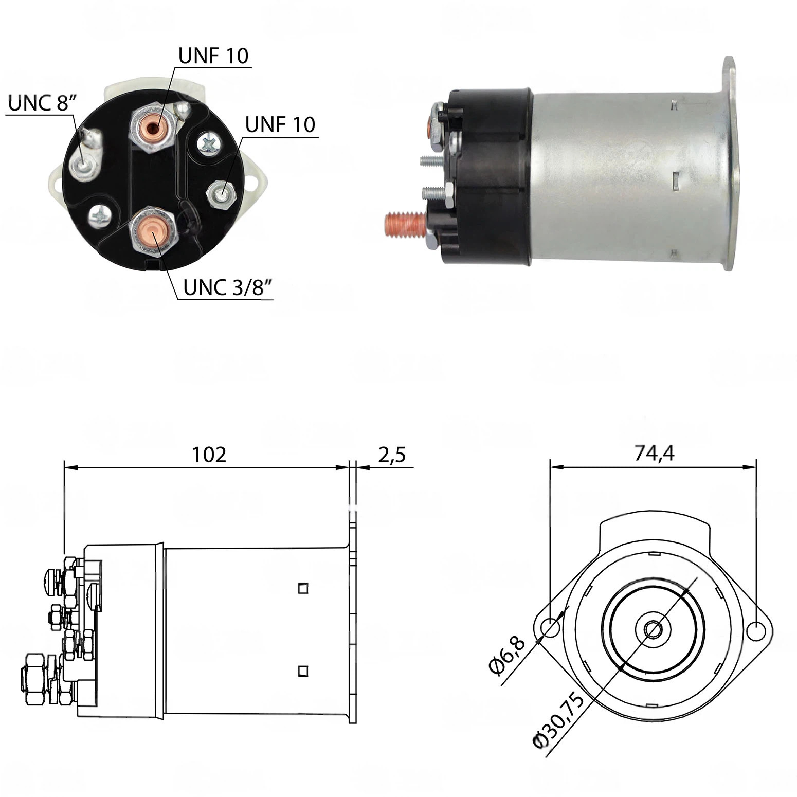 CF-R0551 втягивающее реле