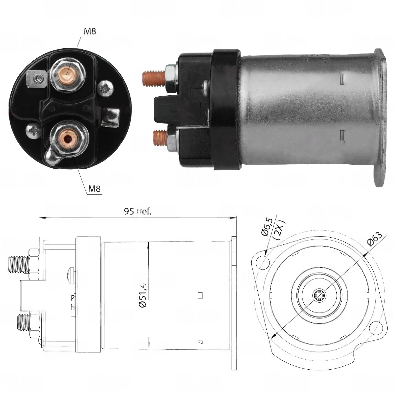 CF-R0556 Starter Solenoid