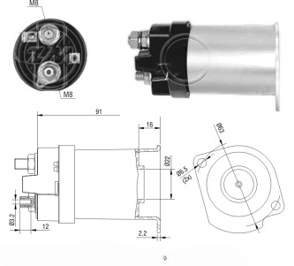 CF-R0557 Starter Solenoid