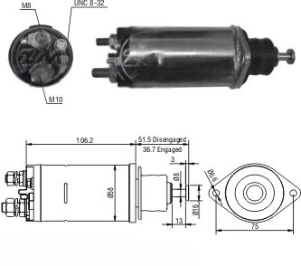 CF-R0813 Starter Solenoid