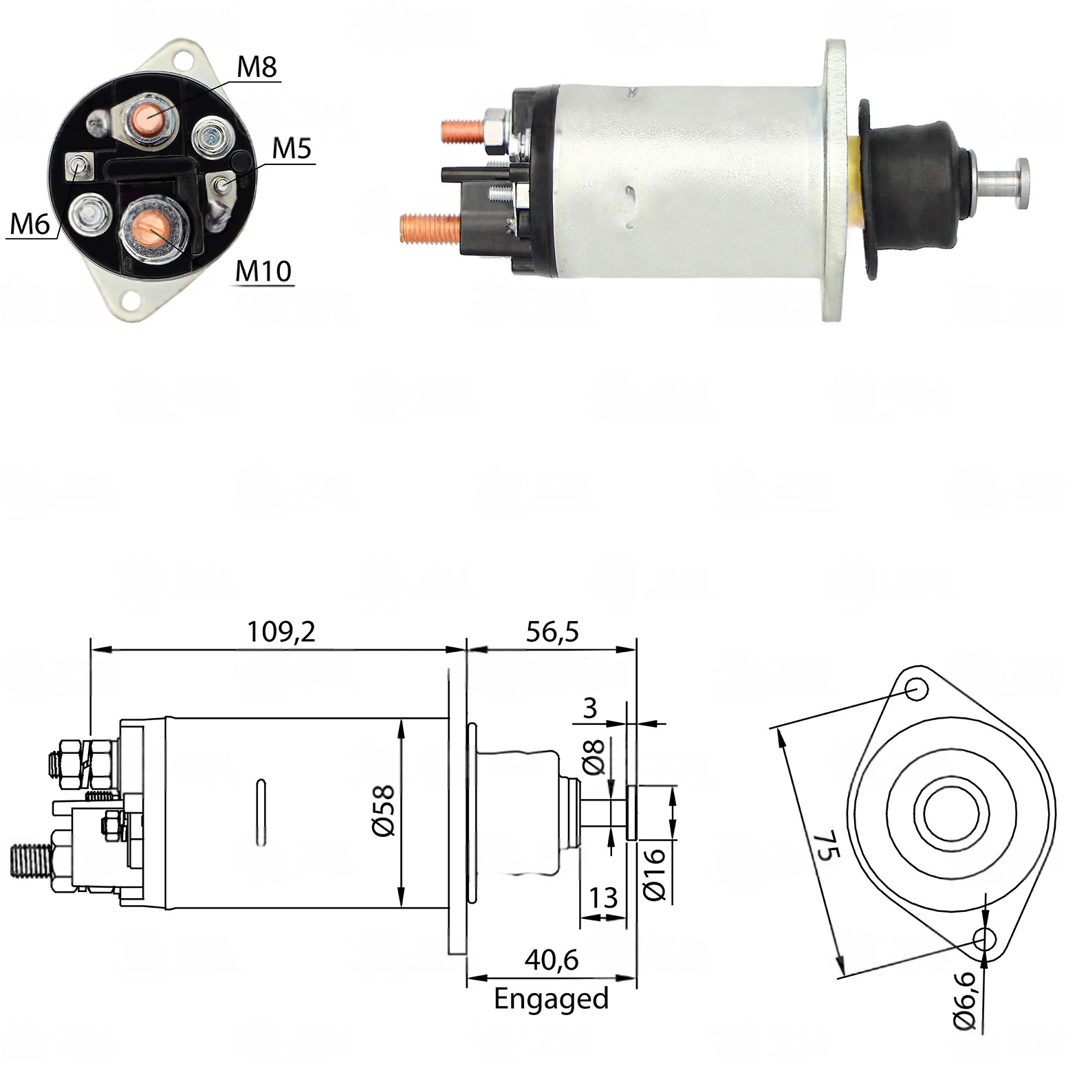CF-R0817 Starter Solenoid