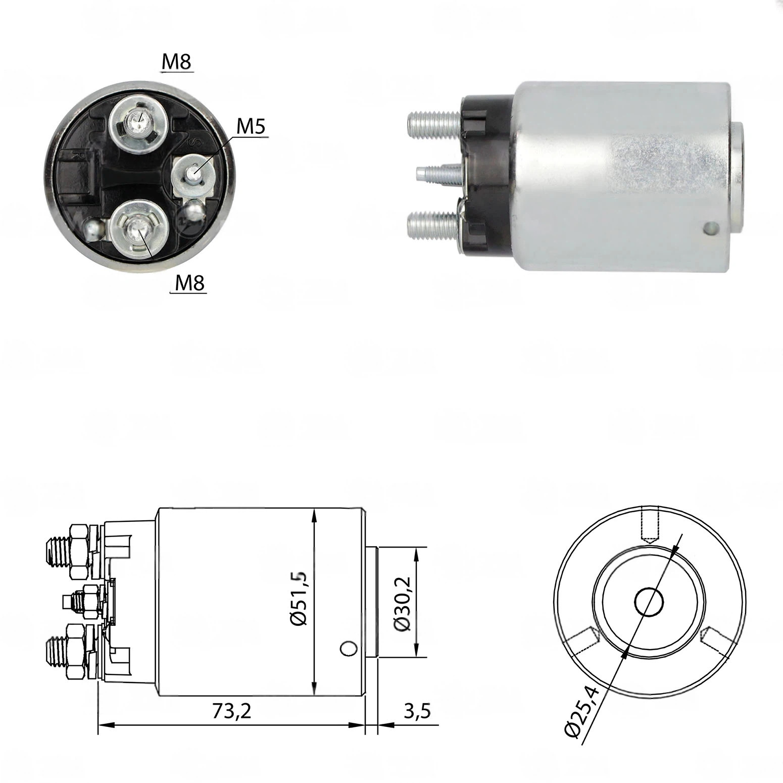CF-R0861 втягивающее реле