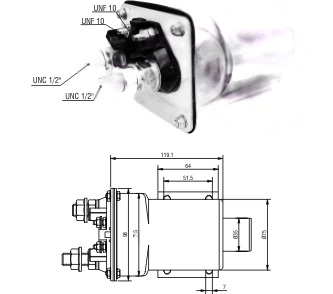 CF-R0950 Starter Solenoid