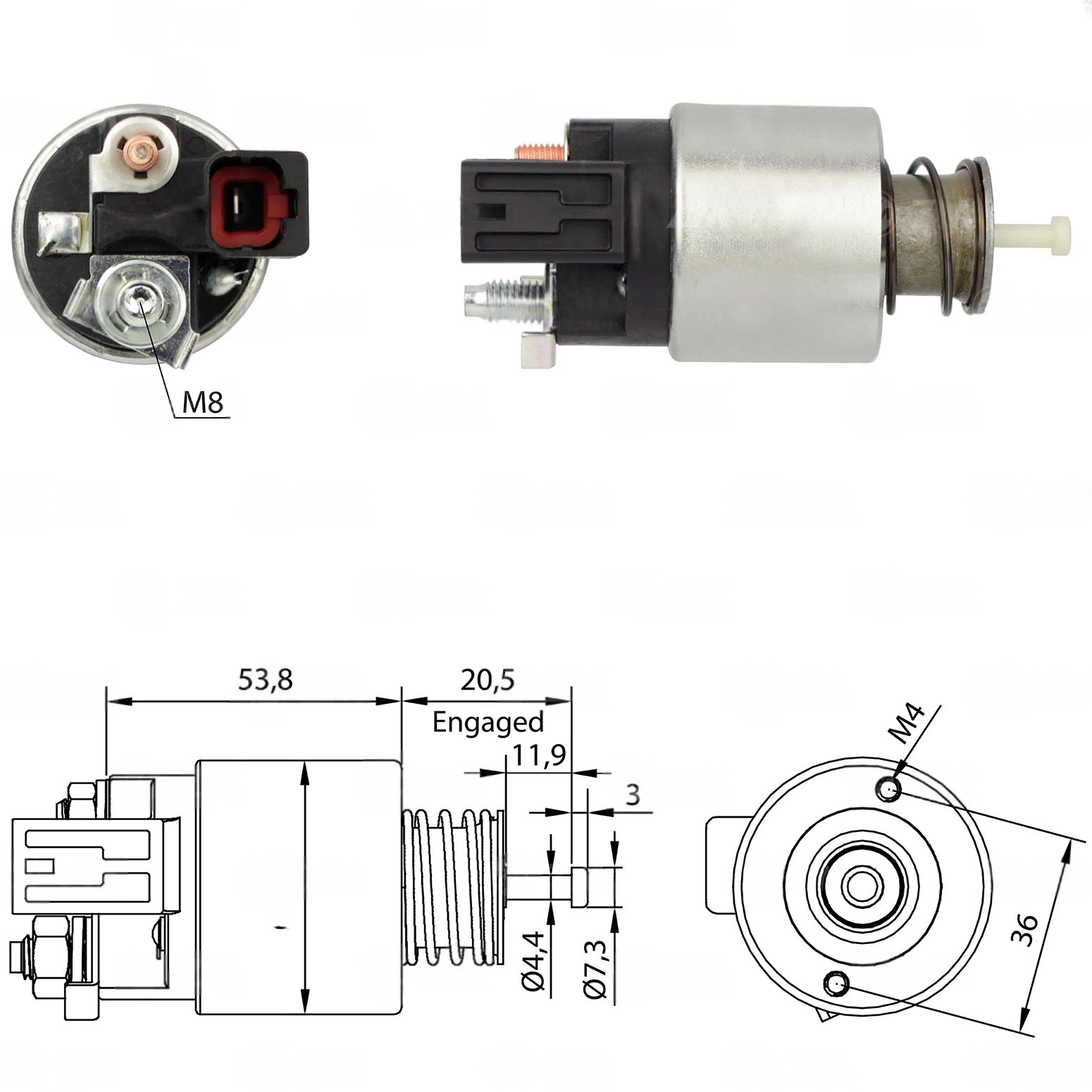 CF-R1261 втягивающее реле
