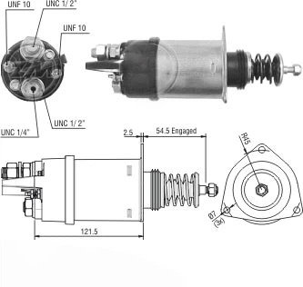 CF-R1362 втягивающее реле