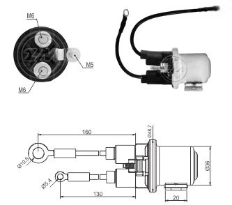 CF-R1408 Starter Solenoid