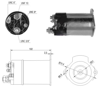 CF-R1551 втягивающее реле