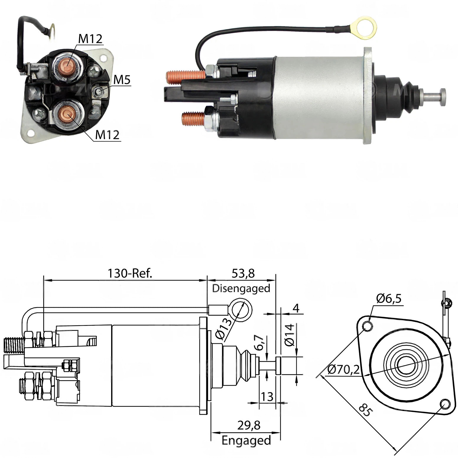 CF-R1841 Starter Solenoid