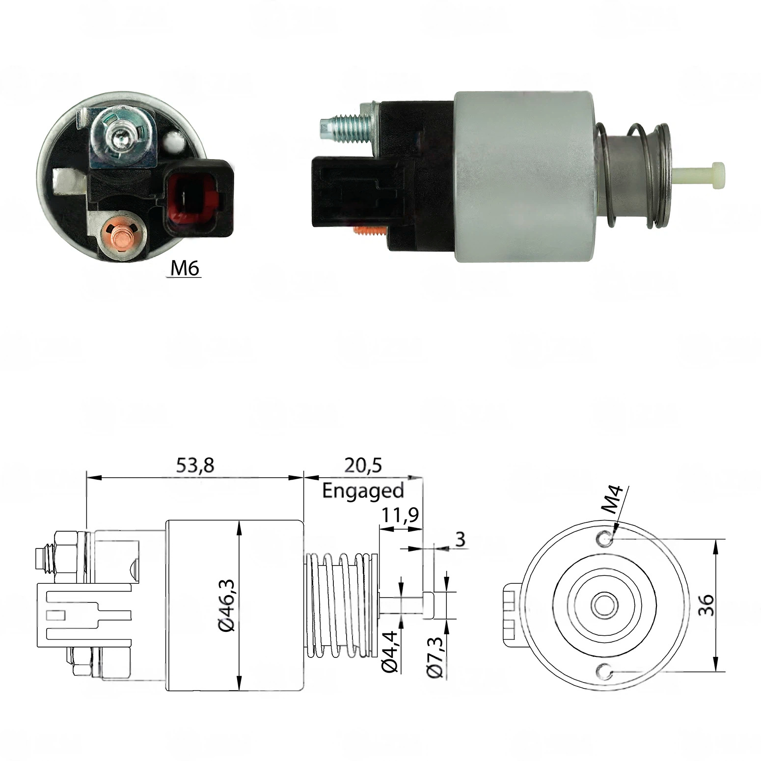 CF-R2261 起动机电磁开关
