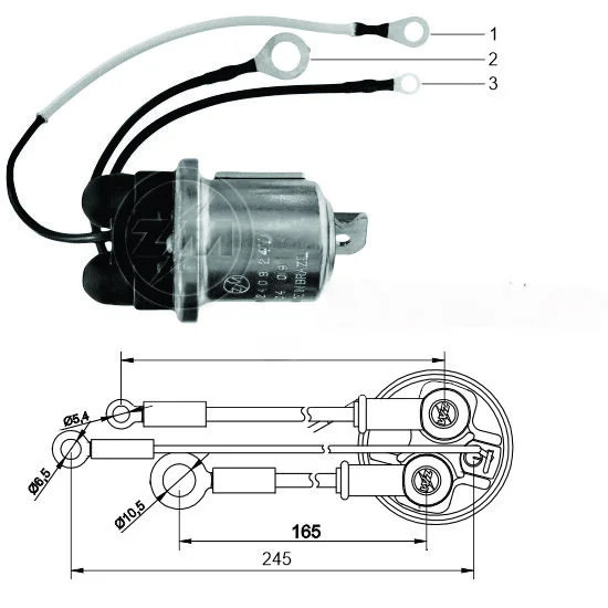 CF-R2409 起动机电磁开关