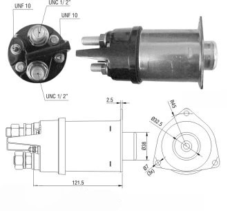 CF-R2461 втягивающее реле
